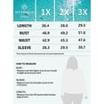 thumbnail image 2 of Charmo Womens Plus Size Long Sleeve Rash Guard Top Zipper Sufing Swim Shirt, 2 of 4