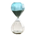thumbnail image 1 of GROWTH TANK Ornament Novelty Glass Hourglass Timepiece Table Decor Lightweight Sandglass Blue, 1 of 9