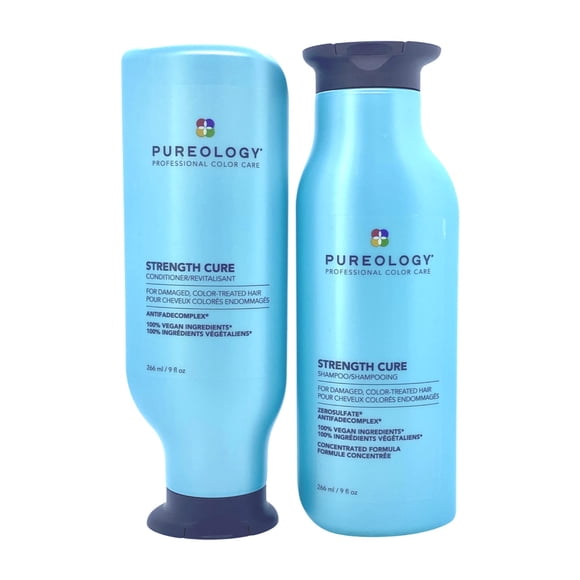Pureology Strength Cure Shampoo and Conditioner Duo Set 9 Oz Set