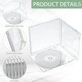 thumbnail image 3 of Katigan 20 Pcs 10.4 mm CD Jewel Cases Standard Single Clear CD Case DVD Cover Protection Replacement, 3 of 6
