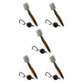 thumbnail image 1 of Redempat Stainless Steel Golf Club Brush Portable Solid Color Shoe Brushes Orange with Lid 5Set, 1 of 6