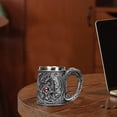 thumbnail image 4 of fheaev Medieval Roaring Dragonss Mug Western Mythology Dragonss Cup Beer Cup Creationary Three-dimensional Embossed Winged Dragonss Cup Creationary Dragonss Coffee Cup, 4 of 7