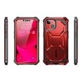 thumbnail image 3 of i-Blason ArmorBox - Étui de Protection pour Téléphone Cellulaire - polycarbonate, Polyuréthane Thermoplastique (TPU) - Rouge Métallique - 6,1 Pouces - pour Apple iPhone 14, 3 of 8