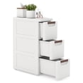 thumbnail image 1 of Costway Armoire de Rangement Étroite à Roulettes à 3 Tiroirs, 1 Pce, avec Poignées de Traction et Roues Intégrées, 1 of 10