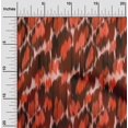 thumbnail image 2 of oneOone Cotton Poplin Maroon Fabric Ikat Sewing Craft Projects Fabric Prints By Yard 56 Inch Wide, 2 of 4