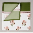 thumbnail image 4 of Vargottam Luxury Collection Dinner Table Linen Dcor Cotton Napkin Printed Fabric Reusable Napkins Set Of 4, 20 X 20 - Asian Block, 4 of 6