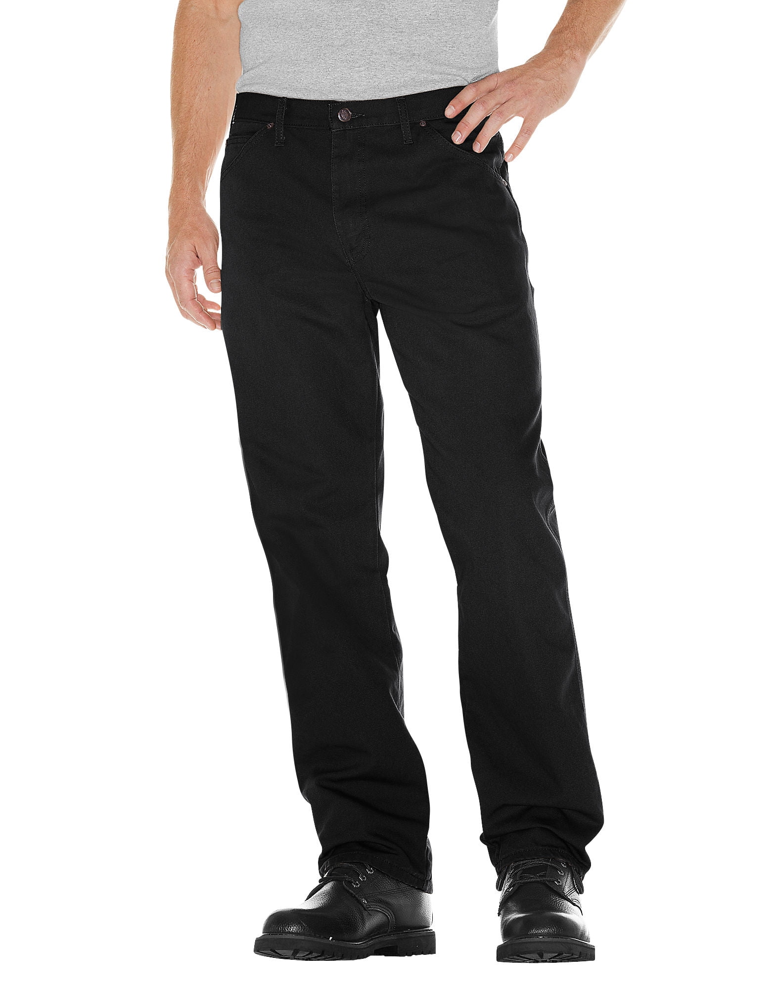 Dickies Mens Relaxed Fit Straight Leg Carpenter Duck Jeans, 34W x 32L