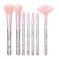 thumbnail image 2 of 7 Pcs Shiny Crystal Glitter Acrylic Handle Nylon Hair Makeup Tool, 2 of 3