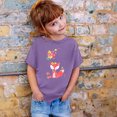 thumbnail image 2 of TZEWGL Hauts pour Enfants Imprimé Graphique Col Rond Manches Courtes Ample pour Filles Garçons Taille 12-13T, 2 of 4