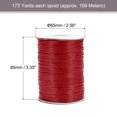 thumbnail image 2 of Unique Bargains Beading Thread Bracelet Weave Bead Craft Cord 1mm 159M/Roll (173-Yards) Decorative String, Red, 2 of 7