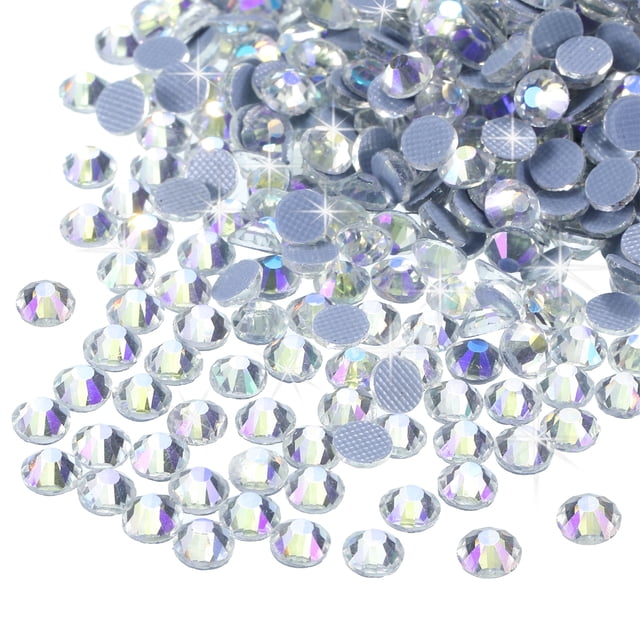 Unique Bargains 1440 Pcs Hotfix Rhinestones Crystal Glass Gems for Craft Clothes DIY Decoration(SS20 4.8mm,Starry Sky Color)