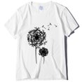 thumbnail image 3 of Birdeem Mode Femmes Été Manches Mi-Longues Chandail Uni Blouse Décontractée Hauts, 3 of 4