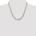 thumbnail image 2 of 14k Yellow Gold 20 Inch 5.25mm Concave Anchor Chain Necklace Pendant Charm, 2 of 9