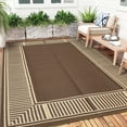 thumbnail image 1 of Gaderth Outdoor Rug 9x18 Waterproof Patio Rug, Reversible Plastic Straw Outdoor Carpet, Foldable Portable RV Camping Mat for Porch Balcony Deck Front Door Beach Picnic Camper, 1 of 9