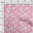 thumbnail image 2 of oneOone Cotton Cambric Light Pink Fabric Tropical Tree Fabric For Sewing Printed Craft Fabric By The Yard 56 Inch Wide, 2 of 4