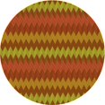thumbnail image 1 of Ahgly Company Machine Washable Indoor Round Transitional Caramel Brown Area Rugs, 3' Round, 1 of 7