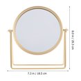 thumbnail image 2 of Shisuyan Miroir de Maquillage pour Coiffeuse Pivotant Rond Miroir Cosmétique pour Table Bureau Comptoir, 2 of 8