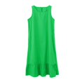 thumbnail image 3 of Cadeaux de la Fête des Mères, Kcavykas Robe Maxi Bohème, Robe Décontractée de Mode pour Femmes Couleur Gilet Sans Manches Douce Plissée, 3 of 5