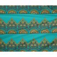 thumbnail image 4 of oneOone Polyester Lycra Fabric Leaves & Floral Block Decor Fabric Printed BTY 56 Inch Wide, 4 of 4