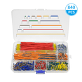 thumbnail image 2 of "Premium 1680-Piece Breadboard Jumper Wire Kit - 14 Lengths (2mm to 125mm) with Color Coding for Easy Circuit Prototyping"  

"Complete Breadboard Wire Set - 1680 High-Quality Jumper Cables in 14, 2 of 7