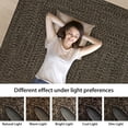 thumbnail image 4 of Garvee 2'x6' Runner Rugs Kitchen Entryway Braided Print Rugs, Machine Washable Non-Slip Low Pile Indoor Rugs for Hallway, Bedroom, Living Room, Brown, 4 of 9