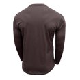 thumbnail image 4 of RXIRUCGD Blouse à Manches Longues Col Rond pour Hommes, Café, Taille : 2TG, 4 of 5
