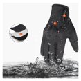 thumbnail image 4 of Gants Thermiques d'Hiver à Écran Tactile Gants de Cyclisme Imperméables Prise Antidérapante Doublure Thermique Douce et Chaude pour Conduite Marche Randonnée Convenant à la Randonnée Conduite, Durabilité et Dextérité, 4 of 6