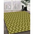 thumbnail image 3 of Ahgly Tapis d'Intérieur Lavable en Machine Carré Transitionnel Brun Bronze Foncé, 5 Pieds Carré, 3 of 7