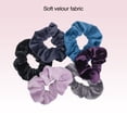 thumbnail image 4 of 6 Pack Velour Scrunchie, 4 of 6