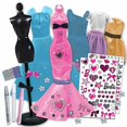 thumbnail image 5 of Barbie Be a Fashion Designer Doll Dress Up Kit, 5 Outfits, 5 of 5