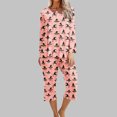 thumbnail image 1 of Ensembles Lounge pour Femmes 2 Pcs Pyjama d'Halloween pour Femmes à Imprimé Col Rond Manches Longues Ensemble Deux Pièces Confortable pour la Maison Ensemble de Sport Ensembles pour Femmes en Liquidation, 1 of 5