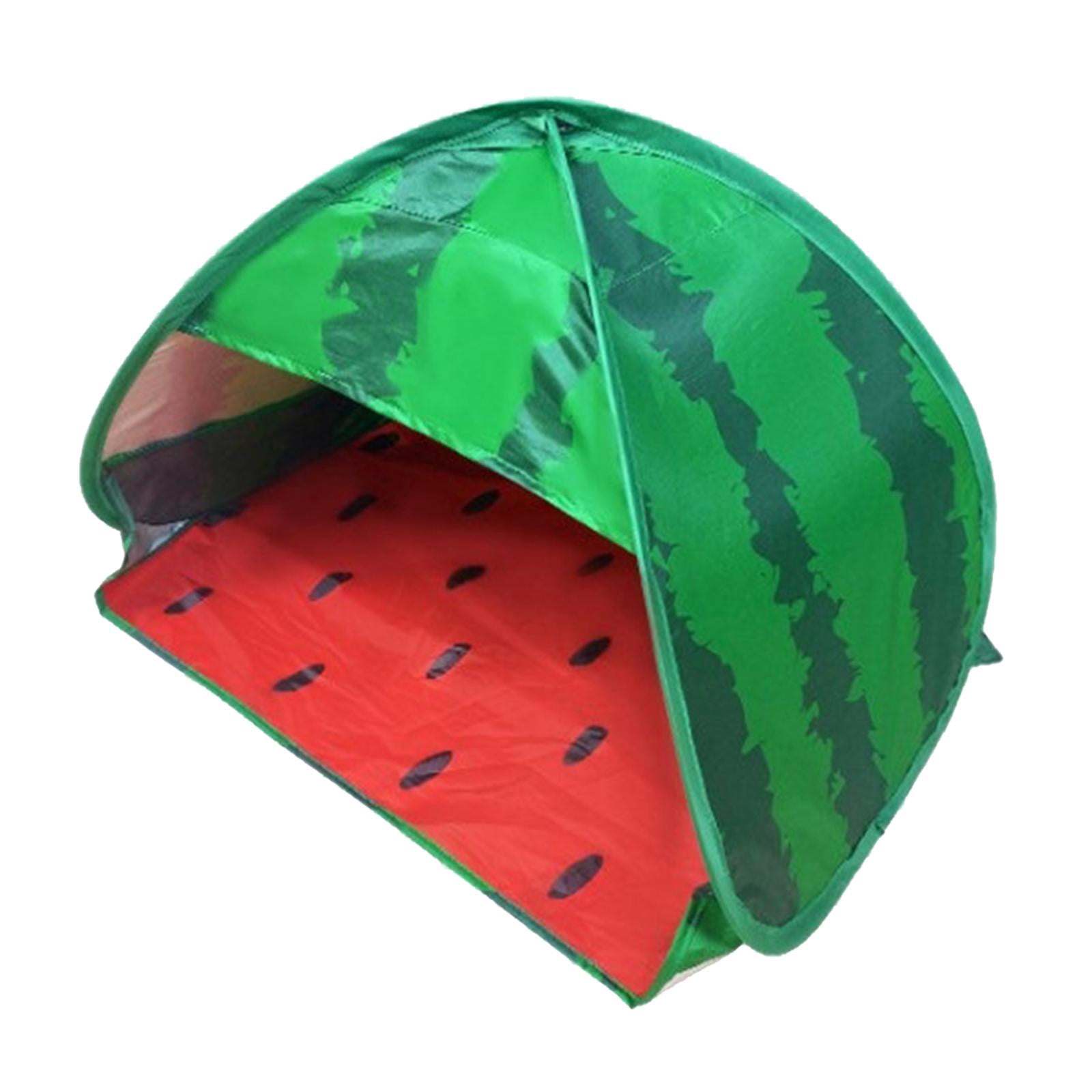 S SERENABLE Beach , Instant Beach Tent, Mini Automatic Shade Sun Headrest Tent Canopy for Cloth Melon
