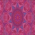 thumbnail image 1 of Ahgly Company Tapis d'Intérieur Lavable en Machine Carré Transitionnel Rose Néon, 5 Pieds Carré, 1 of 7