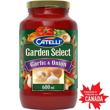 Catelli Garden Select Garlic & Onion Pasta Sauce, 600 mL