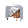 thumbnail image 3 of Outdoor Swing Cover for 3-Seat Porch Swing - Waterproof Dirt Proof Fabric with Drawstring, 3 of 6
