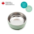 thumbnail image 2 of Melii Stainless Steel Bowl with Silicone Suction Mint, 2 of 7