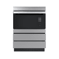 thumbnail image 4 of SHARP SKCD24U0GS Piédestal de Tiroir pour Micro-Ondes en Acier Inoxydable, Installation sous le Comptoir, Compatible avec Panneau avant Personnalisé, 2 Portes à Pousser pour Ouvrir, 4 of 10