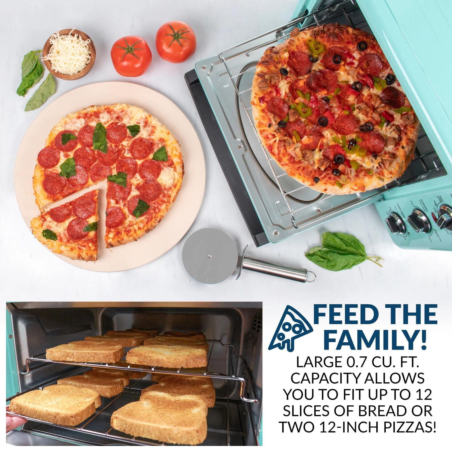 Nostalgia Retro 12-Slice Convection Toaster Oven - Walmart.ca
