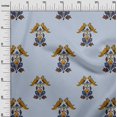 thumbnail image 2 of oneOone Cotton Poplin Fabric Leaves|Bird & Floral Block Print Sewing Fabric BTY 56 Inch Wide, 2 of 4