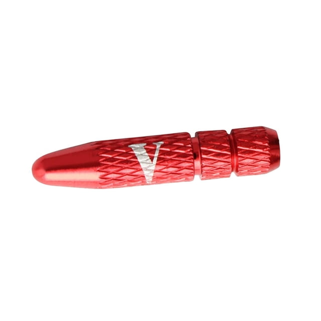 koolsoo Embout de Câble de Vélo 18.4x3.7mm Embouts Sertis Goulottes Levier Rouge