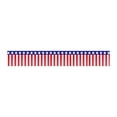 thumbnail image 4 of BINGLI Guirlande Patriotique à Franges en Feuille avec Fini Métallique - Serpentins Suspendus Rouges, Blancs et Argentés pour Jupes de Table du 4 Juillet, Décorations de Fête du Memorial Day (Options de 3 Longueurs), 4 of 9