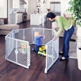 thumbnail image 2 of North States 6-Panel Easy To Use Baby Gate Plastic Superyard Classic Baby or Pet Playard, 2 of 9