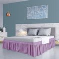 thumbnail image 1 of Unique Bargains Polyester Bed Skirt Durable 16 Inch Drop Easy Fit Wrinkle, Elastic Dust Ruffles Bedskirts, 1 of 8