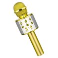 thumbnail image 1 of Wireless Bluetooth Karaoke Microphone,Portable Handheld Karaoke Mic Speaker Machine Home Party Birthday Gold, 1 of 1