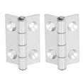 thumbnail image 3 of Cabinet Hinge, Hinges 2Pcs Thickened Flat Open Resin Bushing Aluminum  For Woodworking, 3 of 8