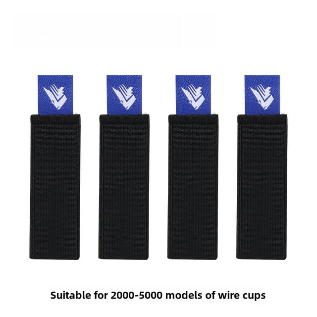 LETOYO Protège-Bobines Durables pour Moulinets Spinning - Lot de 4 Bleu Taille m, Manchons de Protection Robustes pour Moulinets de Pêche, Installation Facile, Conception Compacte pour Prévenir les Dommages et Améliorer la Longévité, Essentiel