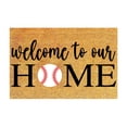 thumbnail image 1 of Front Door Game Welcome Mat Farmhouse Front Door Decorative Baseball Welcome Mat Front Door Absorbent And Wear Baseball Mat 40 X 60 Cm Light Rug Small Rugs for Classroom Ladder Throw Blanket Thick, 1 of 4