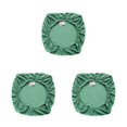 thumbnail image 3 of kurtrusly Chair Cover Slipcover Stretch Seat Computer Protection Set Anti-Dirty Thicken Solid Home Wedding Universal Decoration Dark Green/Seat Mat 3Set, 3 of 6