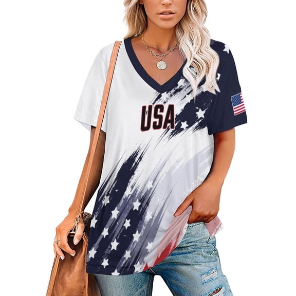Chandail de Soccer USA Personnalisé pour Femmes, Chandail 2026 Personnalisé avec Votre Nom et Numéro