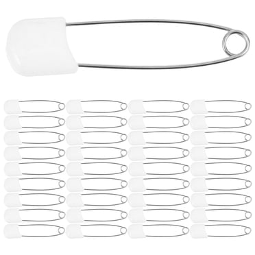 60pcs Baby Nappy Brooch Pin Kids Cloth Diaper Safety Pin Baby Clothes Decor